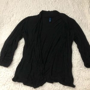 Black thin cardigan